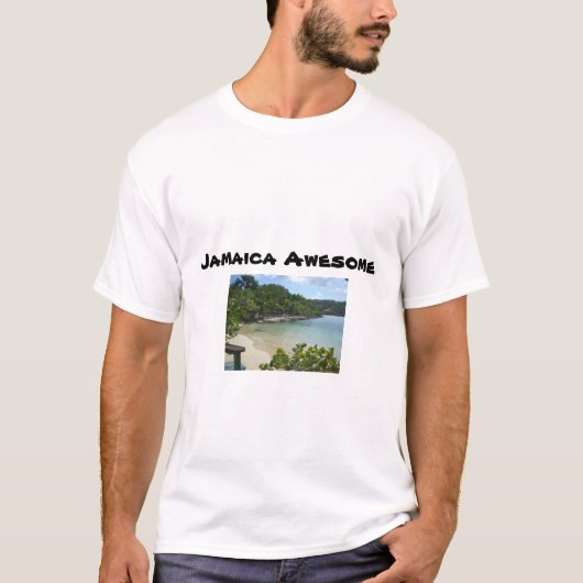 T-shirt de plage de la Jamaïque (Devant)