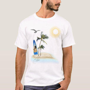 T-shirt de plage personnalisées pour bébé à bord