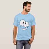 T-shirt De plage Puffle Céleste d'Homme SCPPS (Devant entier)