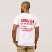 T-shirt de plaine d'enfant de montagnard (Dos entier)