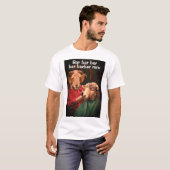 T-shirt de plaisanterie Barber Ram (Devant entier)