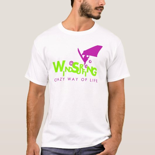 T-shirt de planche à voile - cavalier extrême (Devant)