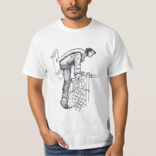 T-shirt de planchiste de grimpeur de barrière