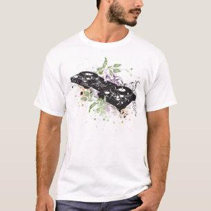 T-shirt de plaque tournante du DJ