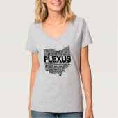 T-shirt de plexus de l'Ohio/t/pièce en t (Devant)