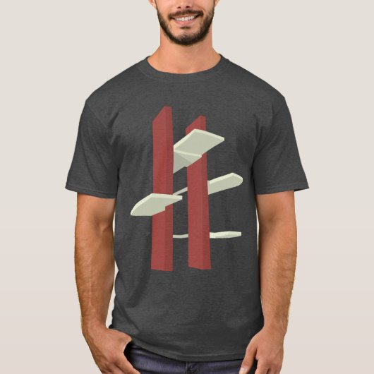 T-shirt de plongée de plate-forme (Devant)