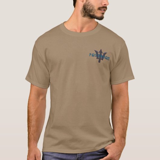T-shirt de poche de Poseidon (Devant)