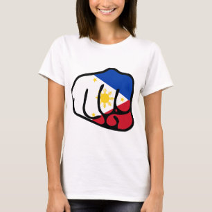 T-shirt de poing de Duterte pour des femmes