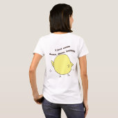 T-shirt ~ de pois chiche que je veux danser le bébé de (Dos entier)