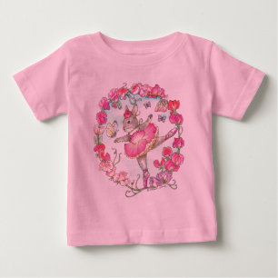 T-shirt de pois doux de bébé