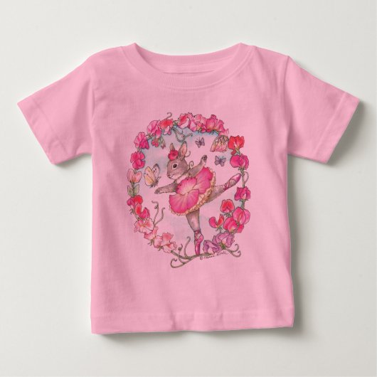 T-shirt de pois doux de bébé (Devant)