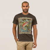 T-shirt de poisson en mosaïque (Devant entier)