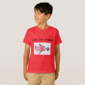 t-shirt de poisson pour enfants (Devant entier)