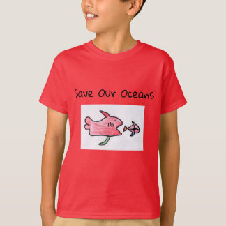 t-shirt de poisson pour enfants