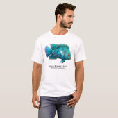 T-shirt de poissons de Cichlid du Texas (Devant entier)