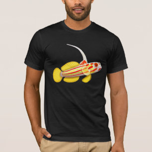 T-shirt de poissons de Goby de crevette de Yasha