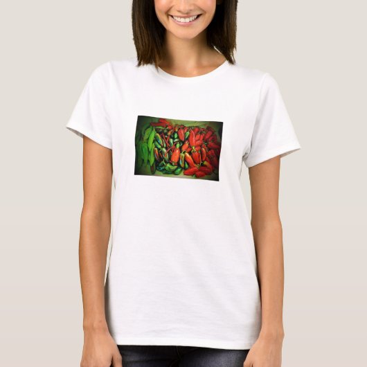 T-shirt de poivrons de piment (Devant)