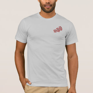 T-shirt de Poketr de drogué d'action