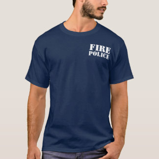 T-shirt de police du feu