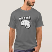 T-shirt de POMPE de POING d'OBAMA (Devant)