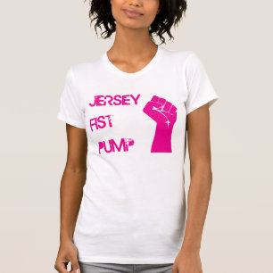 T-shirt de pompe de poing du Jersey
