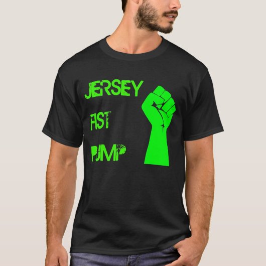 T-shirt de pompe de poing du Jersey (Devant)