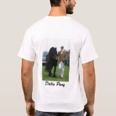 T-shirt de poney de vallées (Dos)