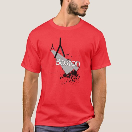 T-shirt de pont de Boston (Devant)