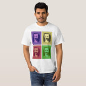 T-shirt de portrait de baba de Meher d'art de (Devant entier)