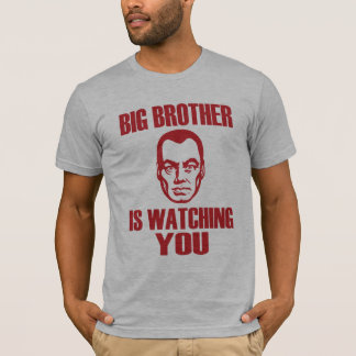 T-shirt de portrait de frère