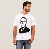 T-shirt de portrait de HP Lovecraft (Devant entier)
