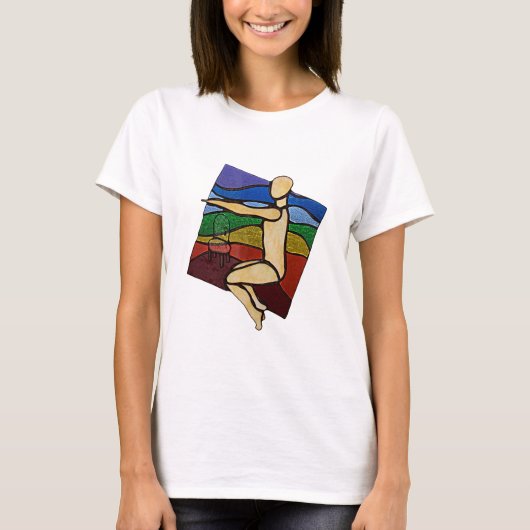 T-shirt de pose de chaise (Devant)