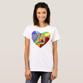 T-shirt de pose de chameau (Devant entier)