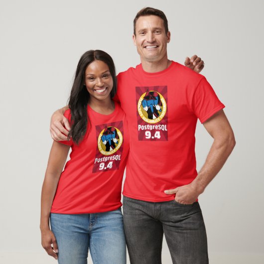 T-shirt de PostgreSQL 9,4 (Unisexe)