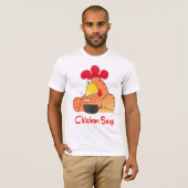 T-shirt de potage au poulet (Devant entier)