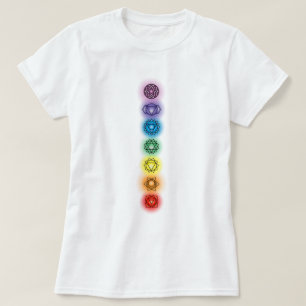 T-shirt de poupée pour dames des Chakras