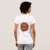 T-shirt de poussin de hippie (Dos entier)