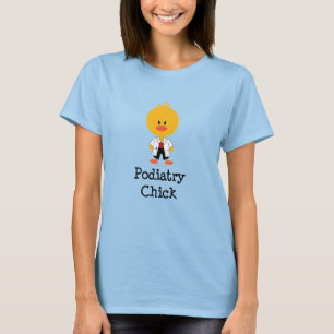 T-shirt de poussin de pédicurie