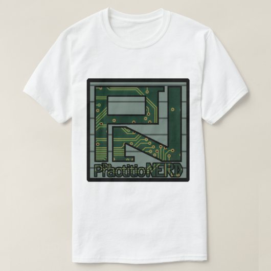 T-shirt de PractitioNERD de technologie (Design devant)