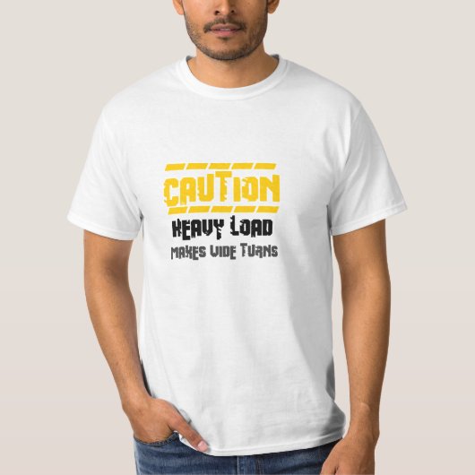 T-shirt De précaution tours au loin (Devant)