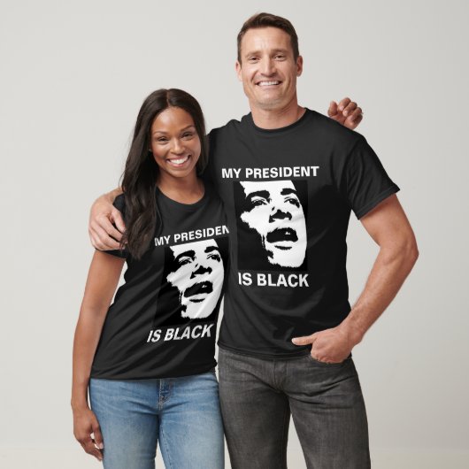 T-shirt de PRÉSIDENT IS BLACK (Unisexe)