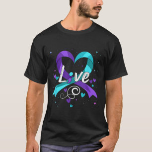 T-shirt de prévention du suicide point-virgule Sen