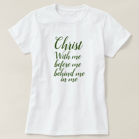 T-shirt de prière St. Patrick (Design devant)