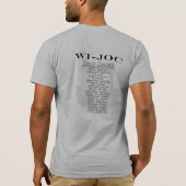 T-shirt de prime de WI JOC (Dos)