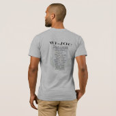 T-shirt de prime de WI JOC (Dos entier)