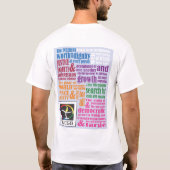 T-shirt de principes d'adultes (Dos)