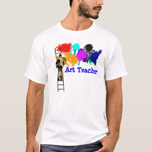 T-shirt de professeur d'art (Devant)