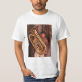 T-shirt de professeur de tuba (Devant)