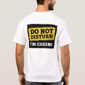 T-Shirt de programmeur (Dos)