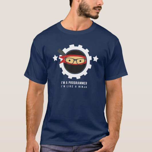 T-shirt de programmeurs : je suis un programmeur (Devant)